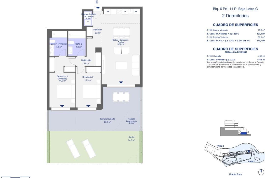 Dzīvoklis San Roque, Cadiz, Spānijā 2 istabas, 116 m2 Nr. 141513