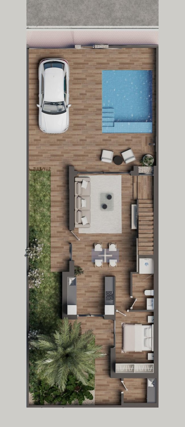 Villa in San Pedro del Pinatar, Murcia, Spanien 3 Schlafzimmer, 134 m2 Nr. 142041