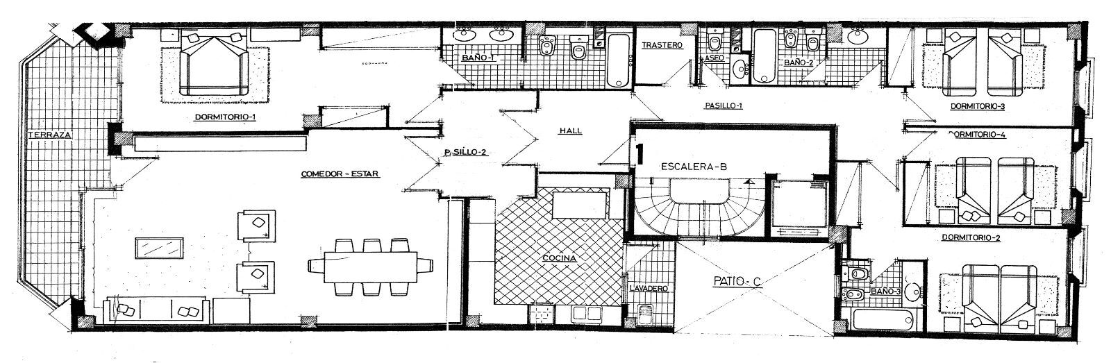 Apartament w Lloret de Mar, Girona, Hiszpania 4 sypialnie, 200 mkw. nr 21534