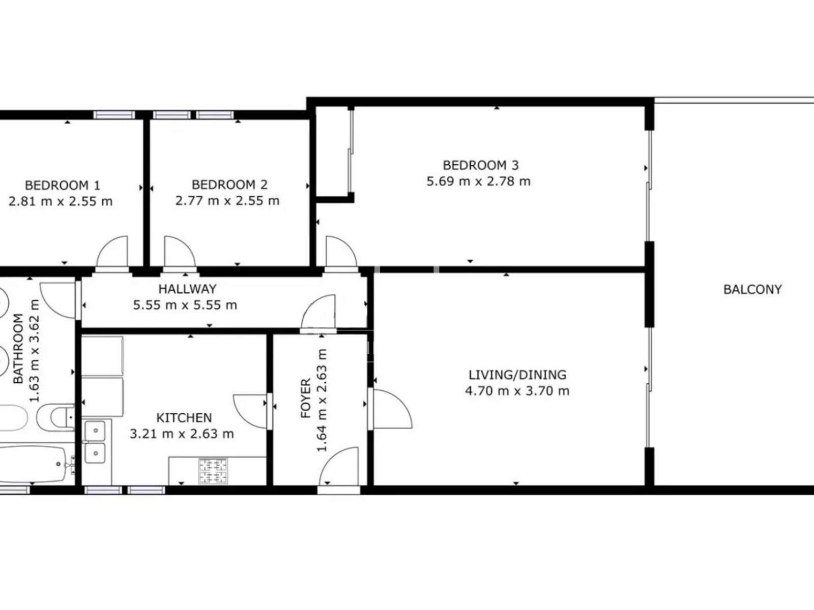 Huoneisto Castelldefels, Barcelona, Espanja 3 makuuhuonetta, 119 m2 No. 150914