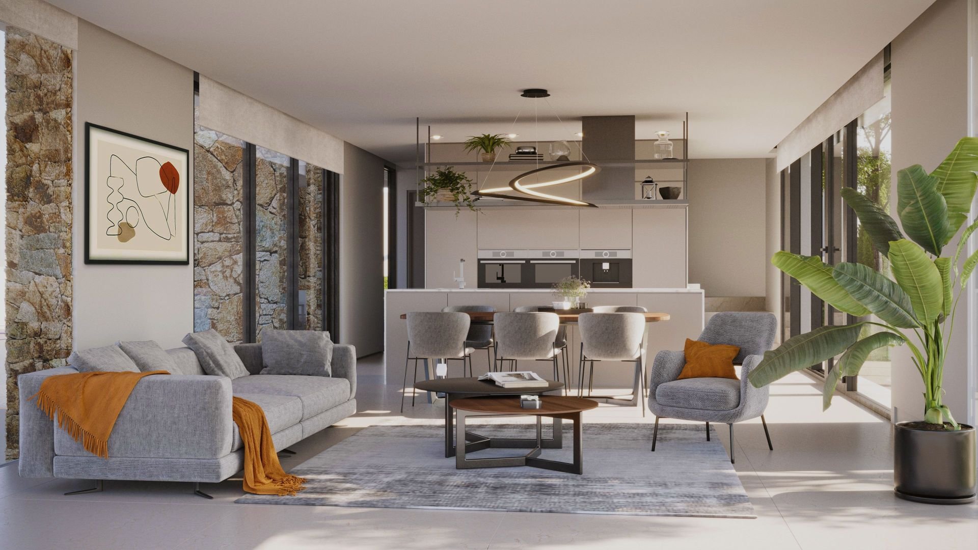 Villa a Orihuela, Alicante, Spagna 3 camere da letto, 242 mq. N° 95772