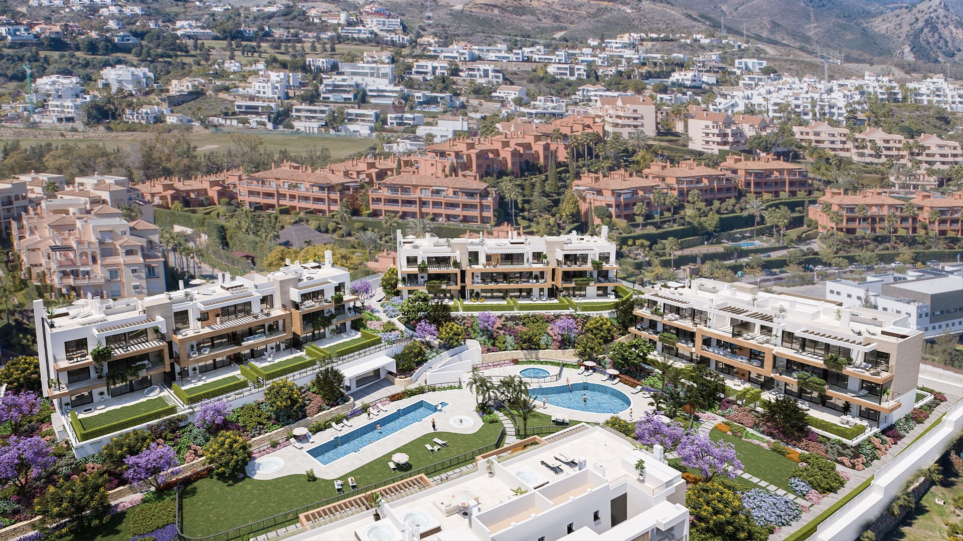 Bungalow w Estepona, Malaga, Hiszpania 3 sypialnie, 150 mkw. nr 135430
