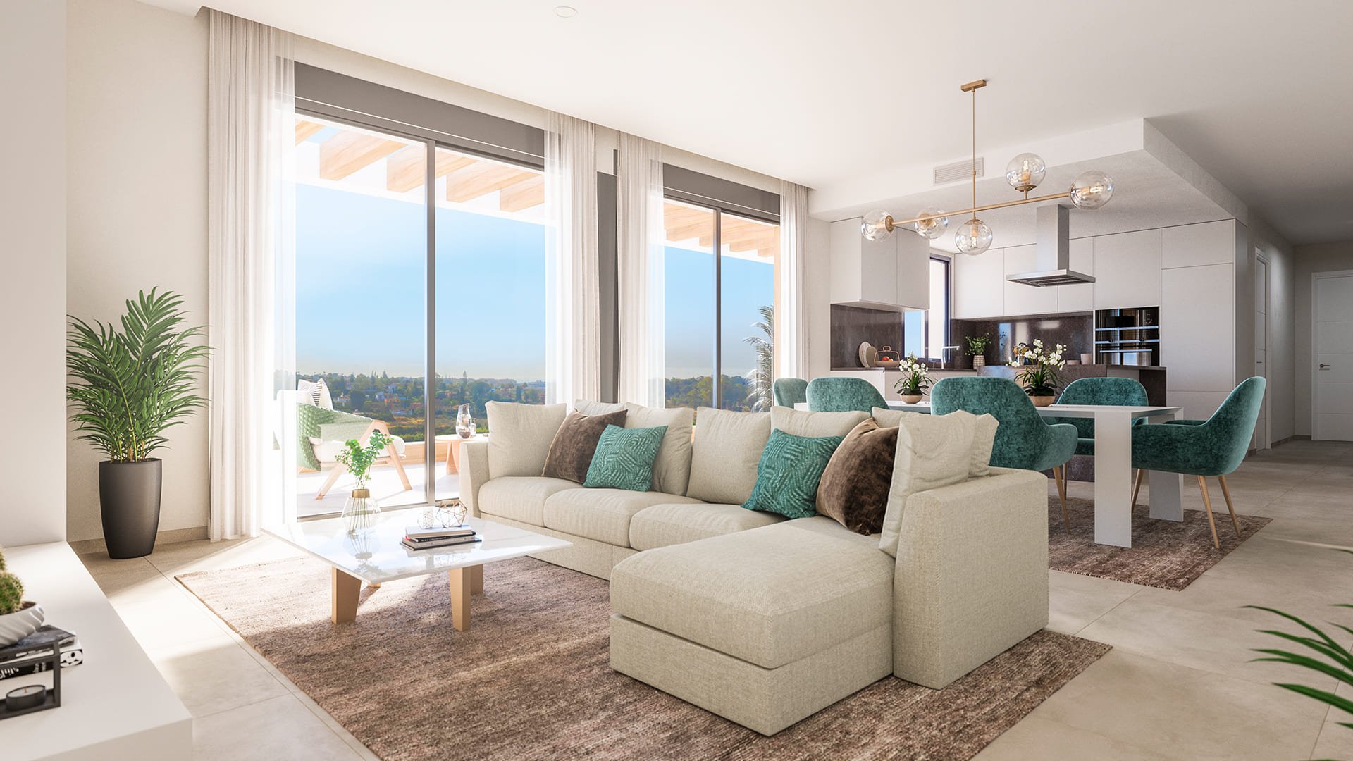 Bungalow w Estepona, Malaga, Hiszpania 3 sypialnie, 150 mkw. nr 135430