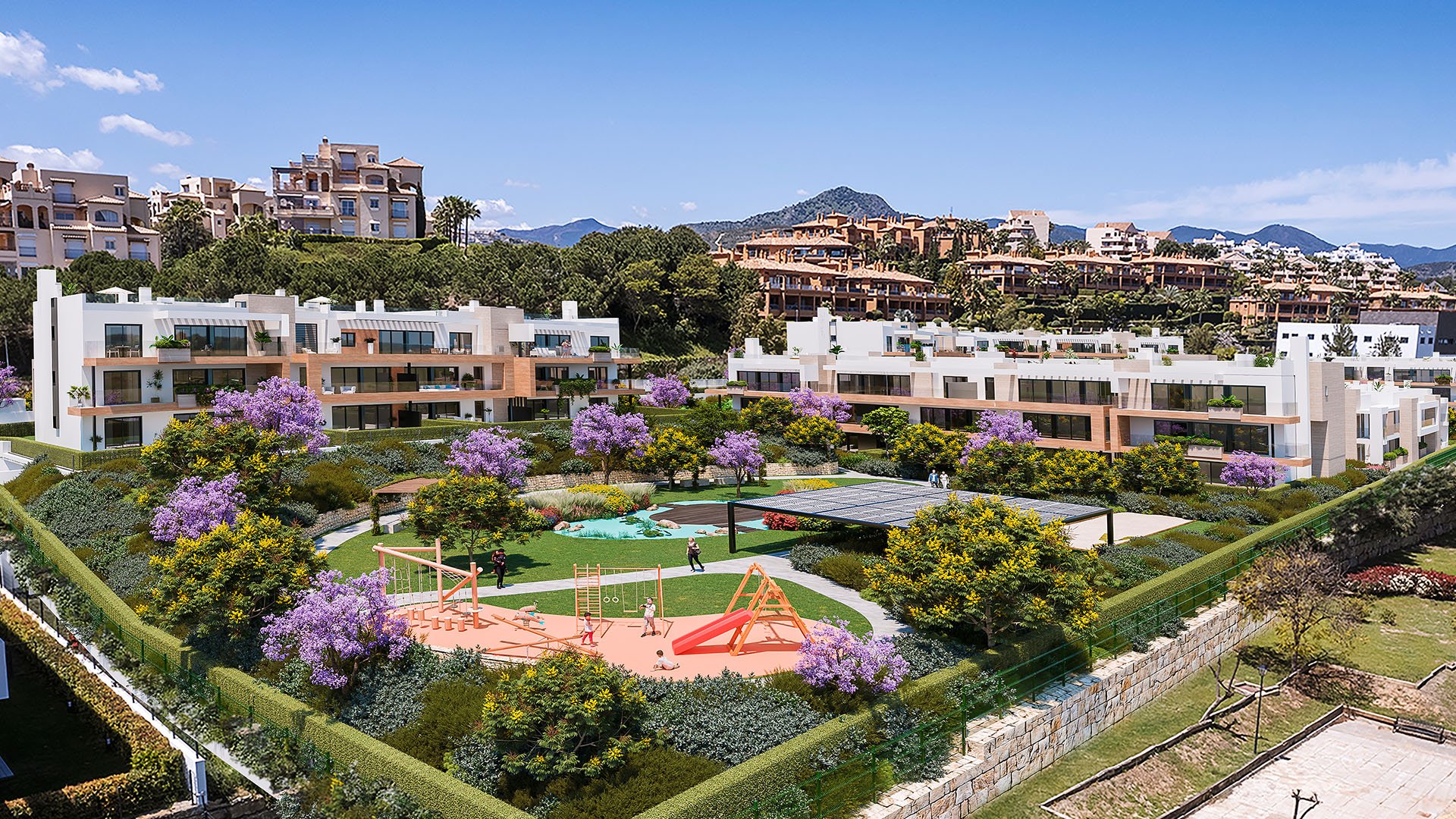 Bungalow w Estepona, Malaga, Hiszpania 3 sypialnie, 150 mkw. nr 135430
