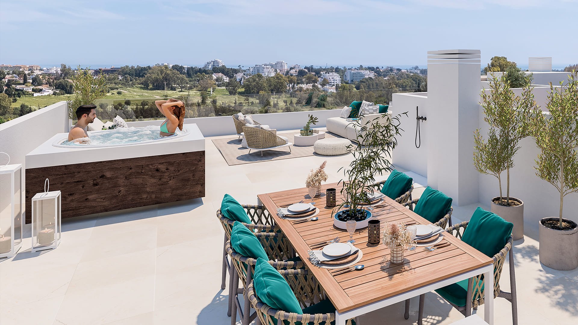 Bungalow w Estepona, Malaga, Hiszpania 2 sypialnie, 131 mkw. nr 135429