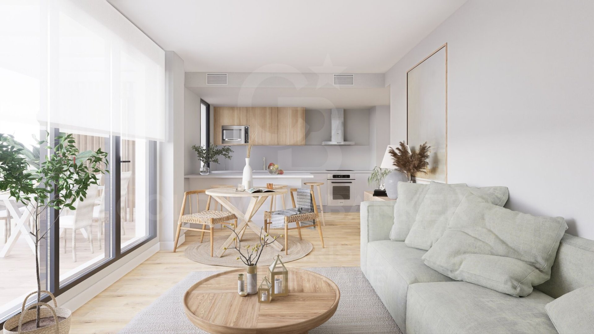 Kattohuoneisto Javea, Alicante, Espanja 2 makuuhuonetta, 92 m2 No. 157815