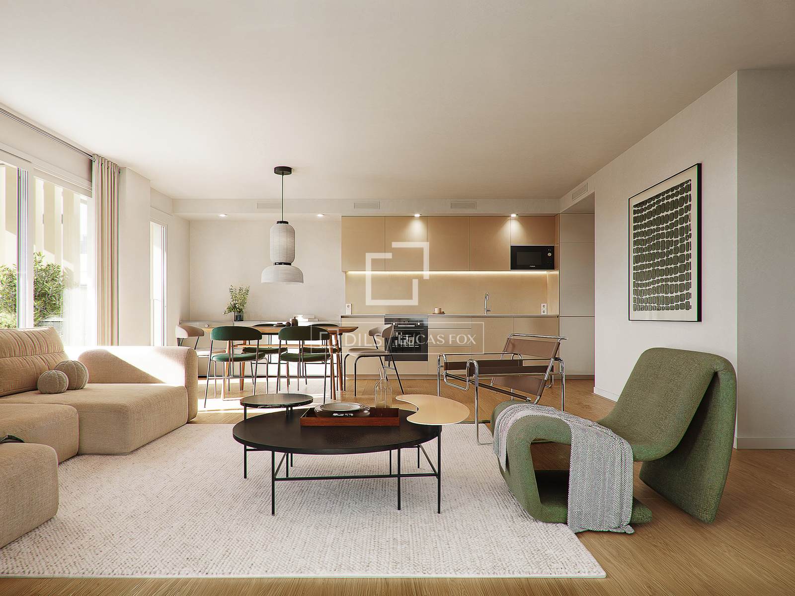Wohnung in Barcelona, Spanien 2 Schlafzimmer, 78 m2 Nr. 192639