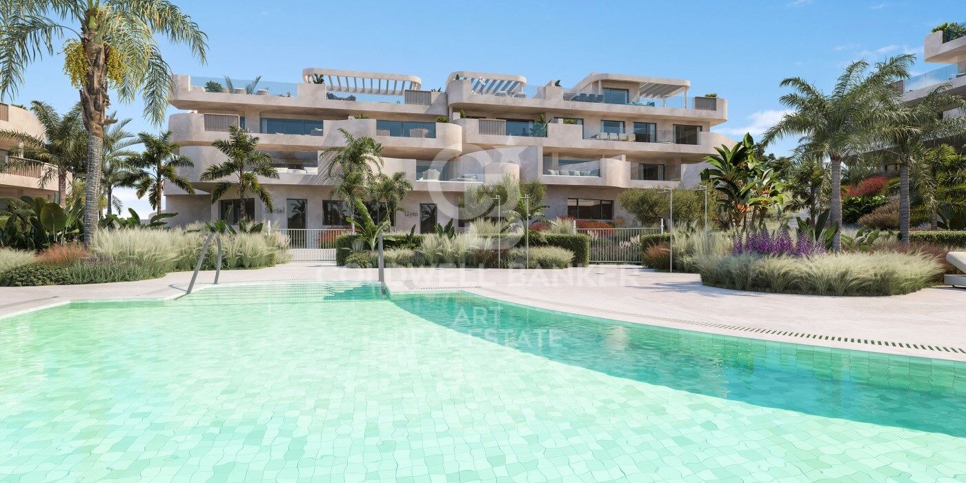Huoneisto Estepona, Malaga, Espanja 3 makuuhuonetta, 146 m2 No. 156834