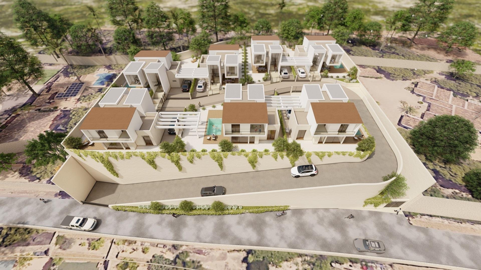 Villa i La Nucia, Alicante, Spanien 3 sovrum, 125 kvm. Nr. 111252