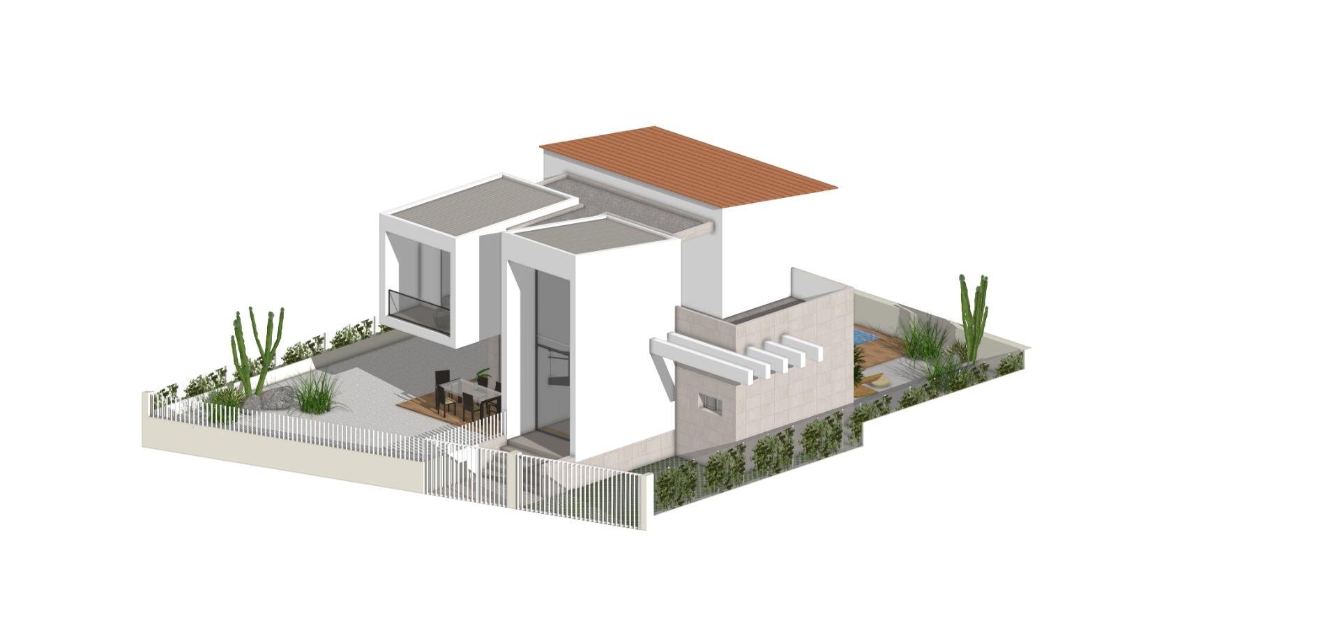 Villa i La Nucia, Alicante, Spanien 3 sovrum, 125 kvm. Nr. 111252