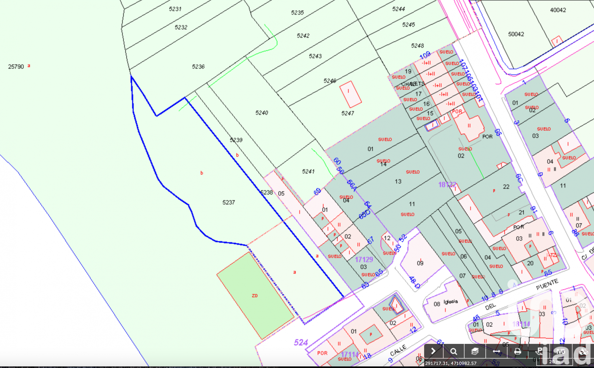 Land plot in Villaturiel, Leon, Spain 4592 sq.m. No. 185924