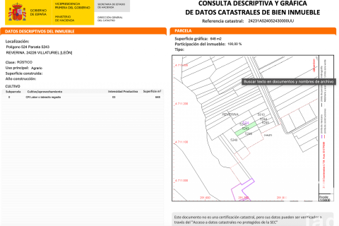 Zemes gabals Villaturiel, Leon, Spānijā 648 m2 Nr. 185922