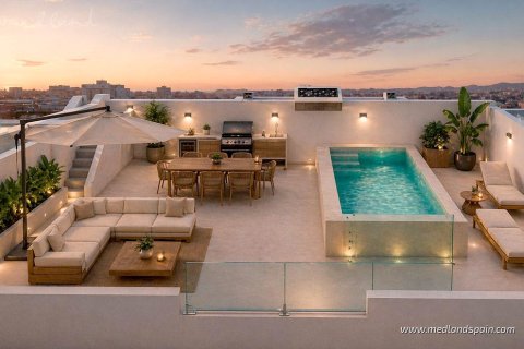 Appartamento a Villajoyosa, Alicante, Spagna 3 camere da letto, 88 mq. N° 168600