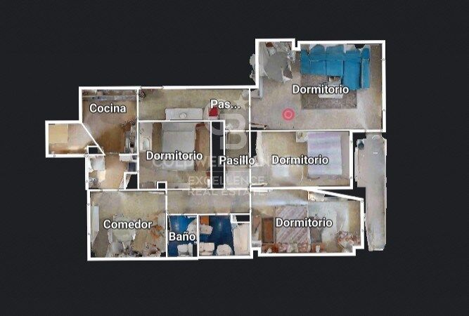 Wohnung in Castellon de la Plana, Castellon, Spanien 4 Schlafzimmer, 107 m2 Nr. 186183