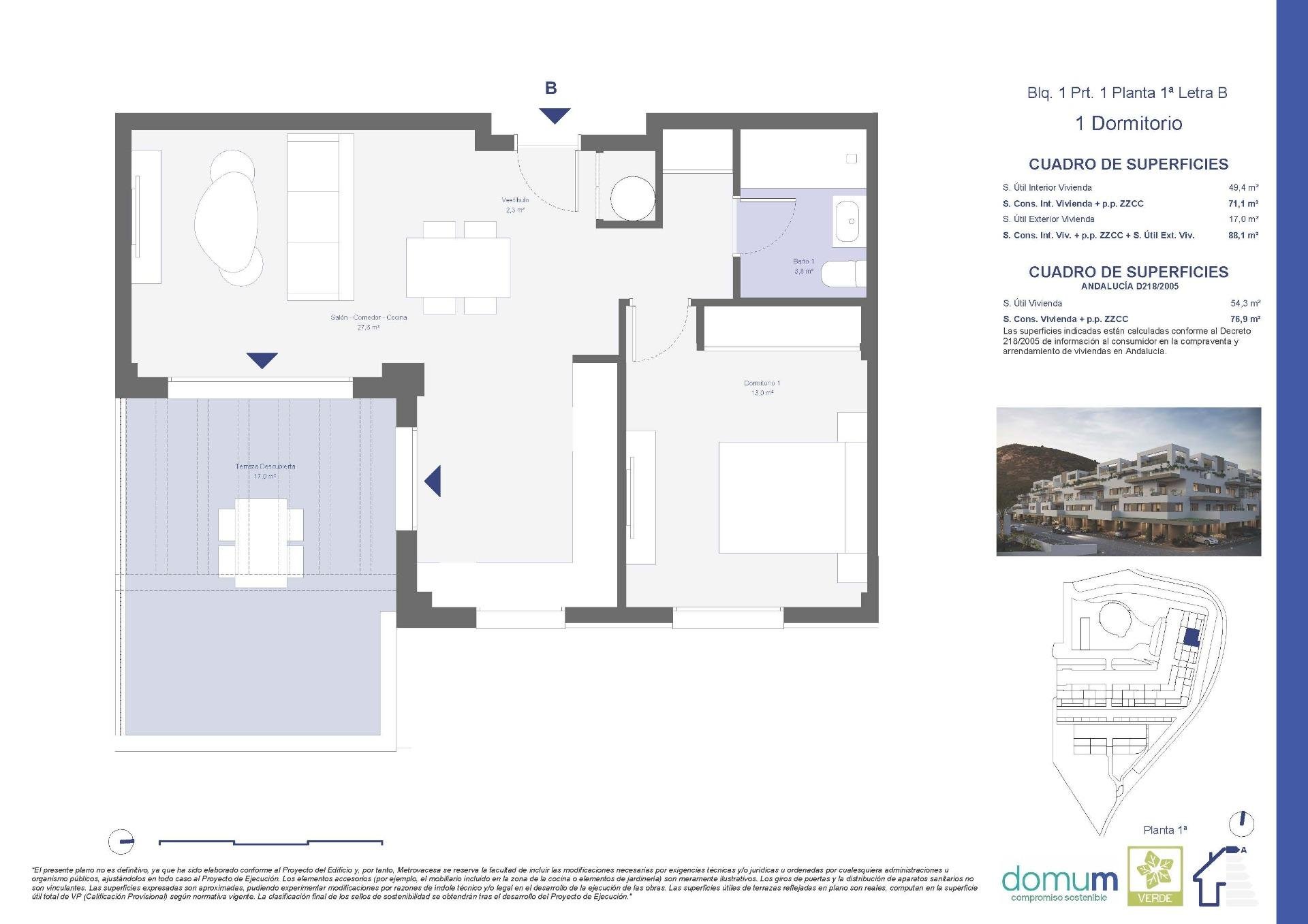 Apartment in Pulpi, Almeria, Spain 1 bedroom, 76 sq.m. No. 183371
