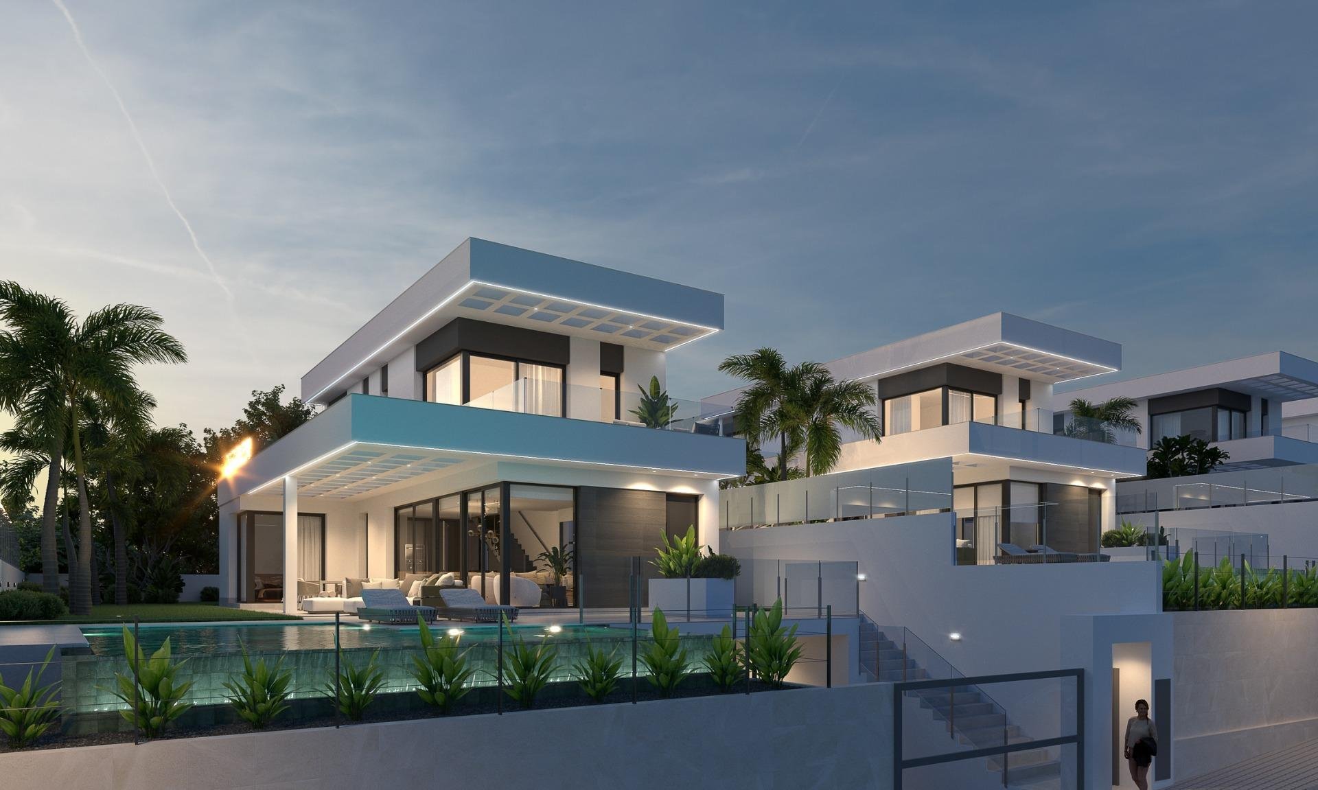 Villa in Benidorm, Alicante, Spain 3 bedrooms, 175 sq.m. No. 134248