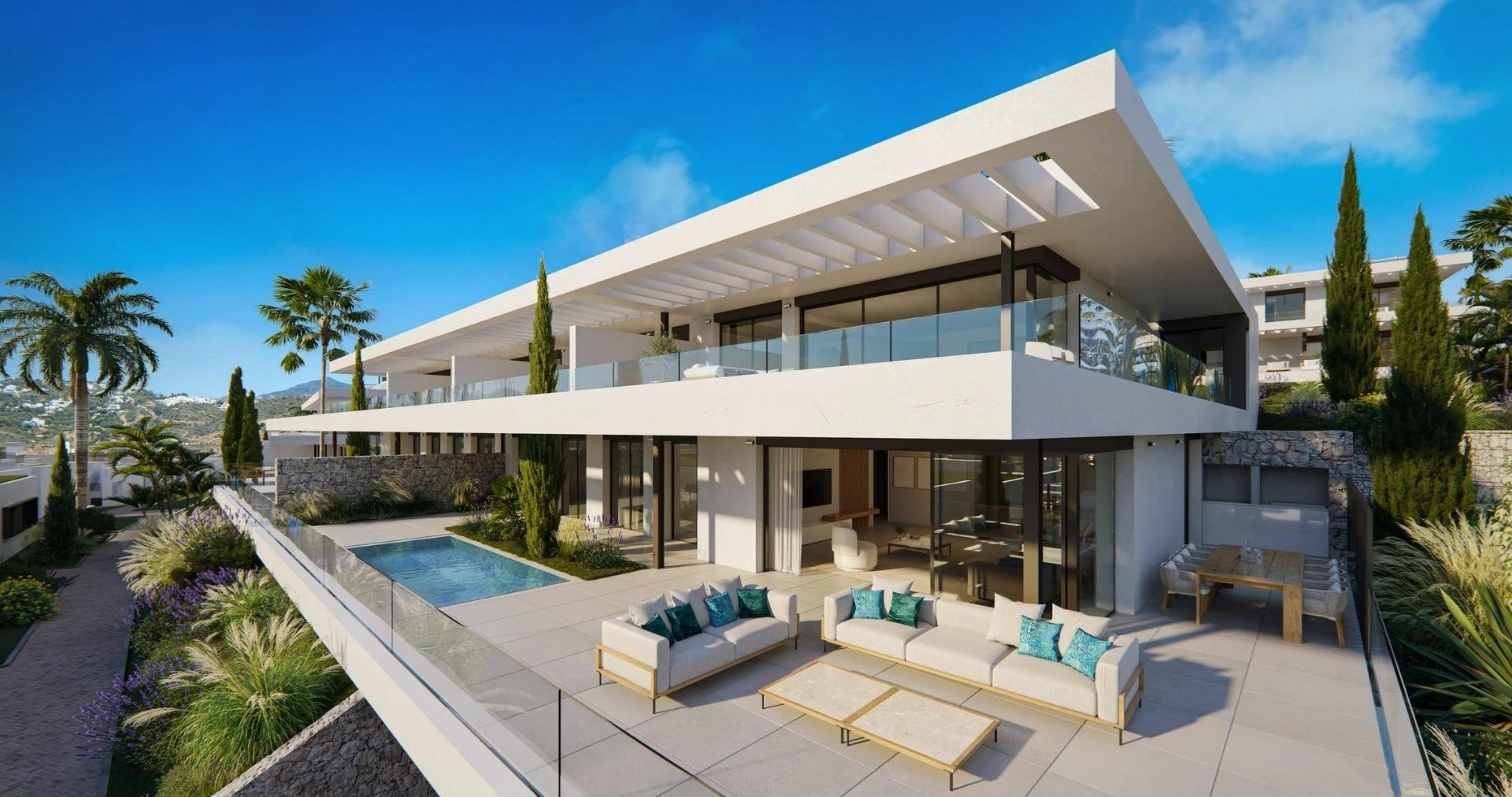 Bungalow i Marbella, Malaga, Spanien 4 sovrum, 243 kvm. Nr. 169520