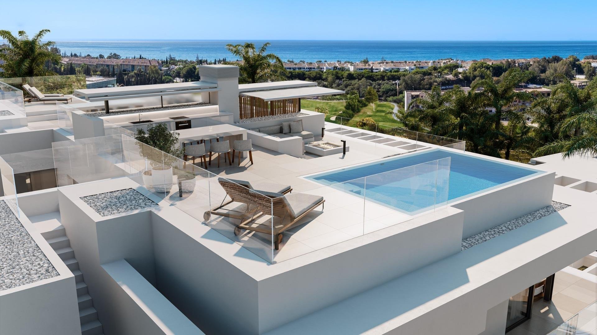 Bungalow en Marbella, Málaga, España 3 dormitorios, 191 m2 No. 169519
