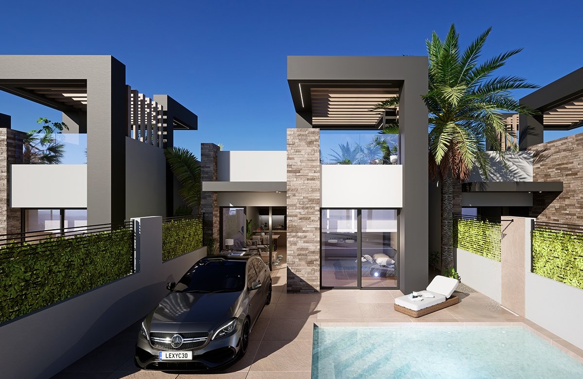 Huvila San Fulgencio, Alicante, Espanja 3 makuuhuonetta, 127 m2 No. 79031
