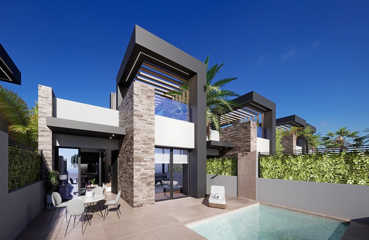 Huvila San Fulgencio, Alicante, Espanja 3 makuuhuonetta, 127 m2 No. 79031