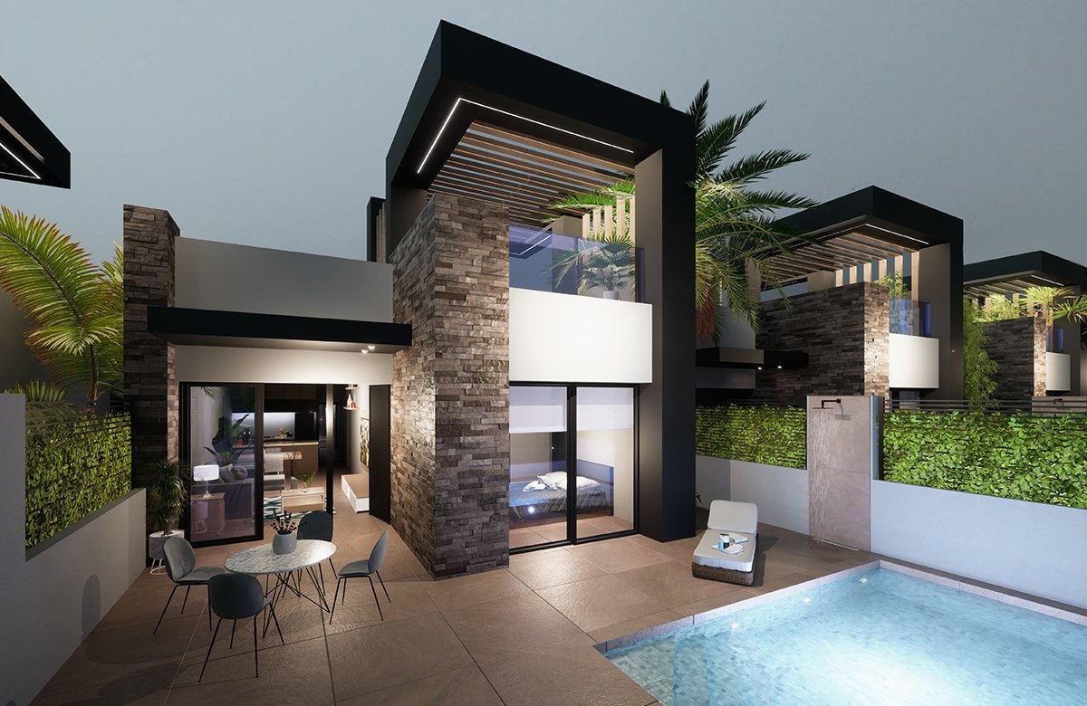 Huvila San Fulgencio, Alicante, Espanja 3 makuuhuonetta, 127 m2 No. 79031