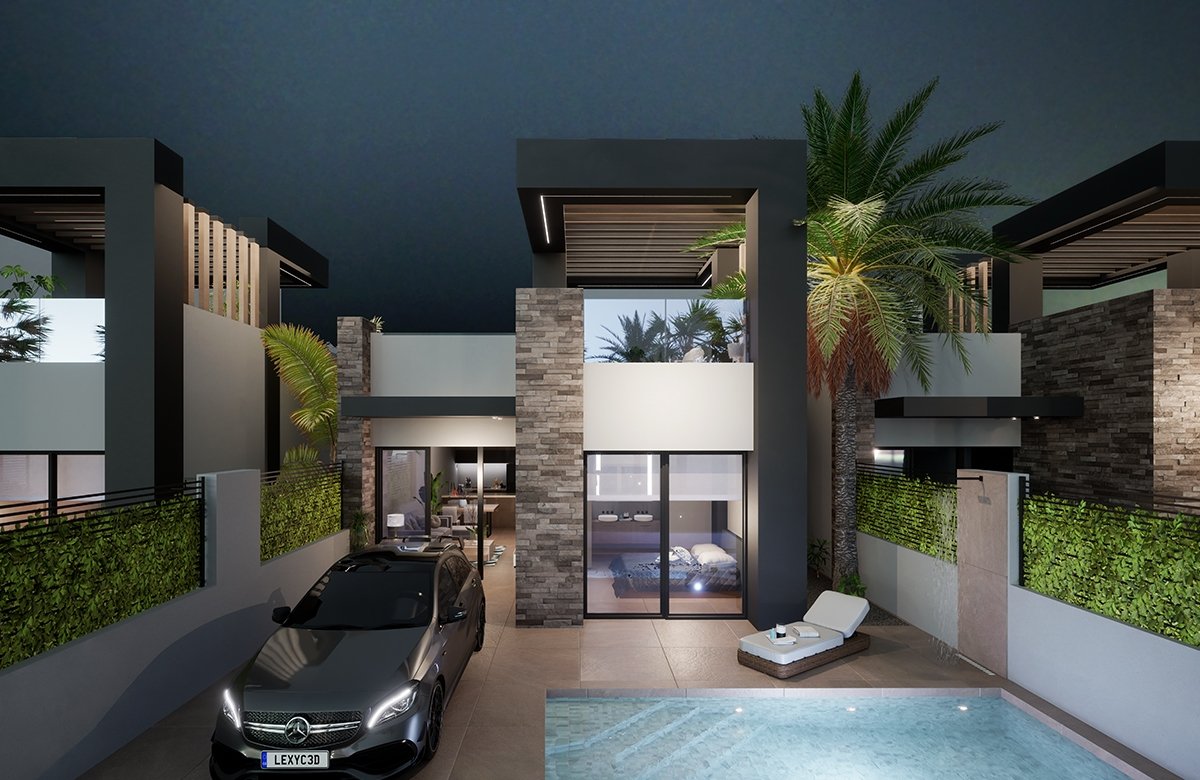 Huvila San Fulgencio, Alicante, Espanja 3 makuuhuonetta, 127 m2 No. 79031