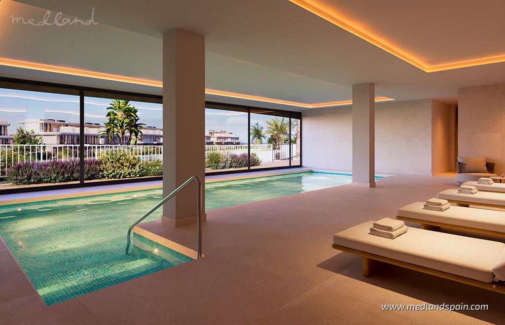 Lägenhet i Estepona, Malaga, Spanien 2 sovrum, 140 kvm. Nr. 139047