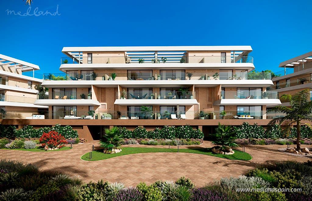 Lägenhet i Estepona, Malaga, Spanien 2 sovrum, 140 kvm. Nr. 139047