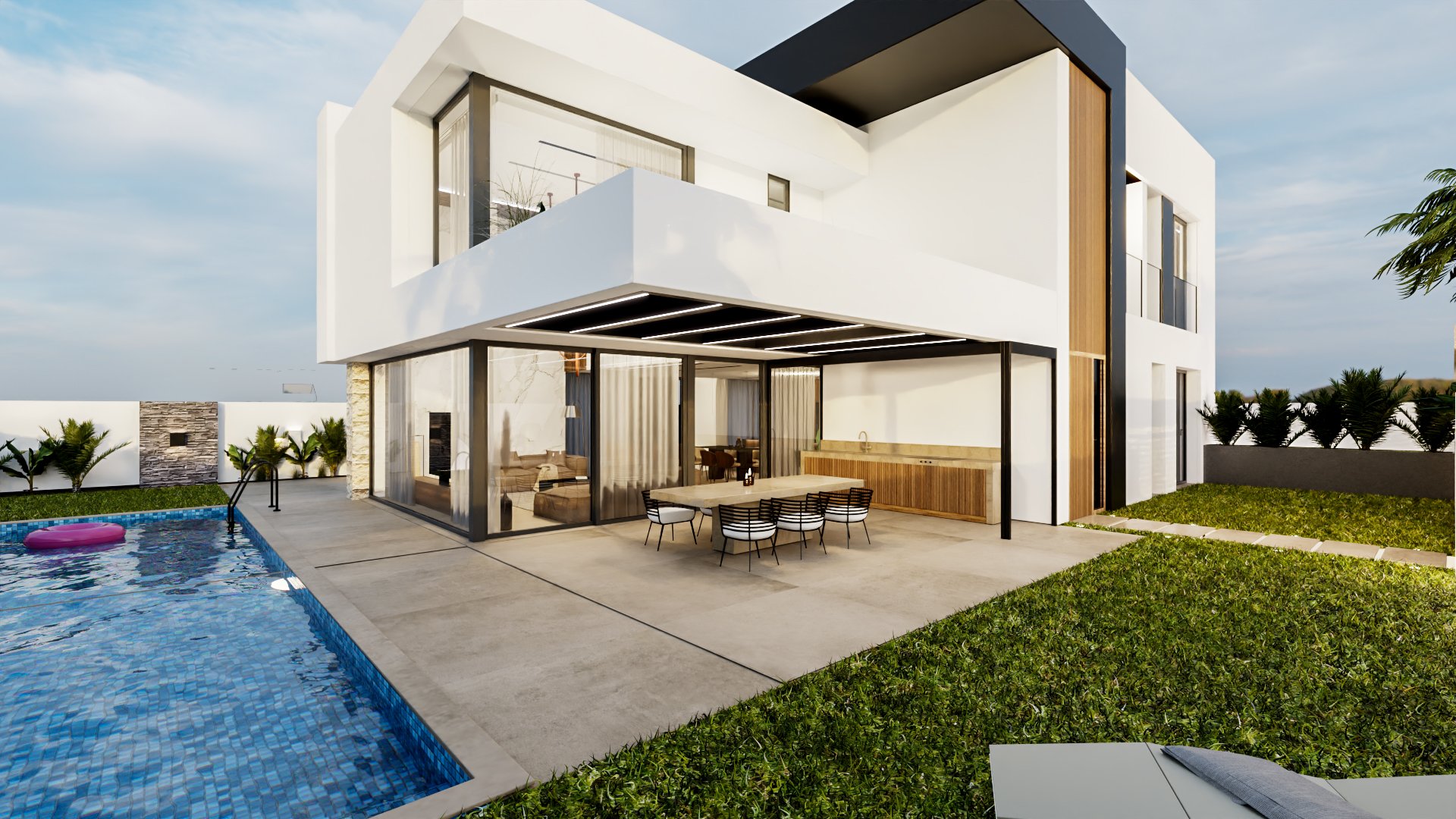 Villa en La Zenia, Alicante, España 4 dormitorios, 350 m2 No. 188864