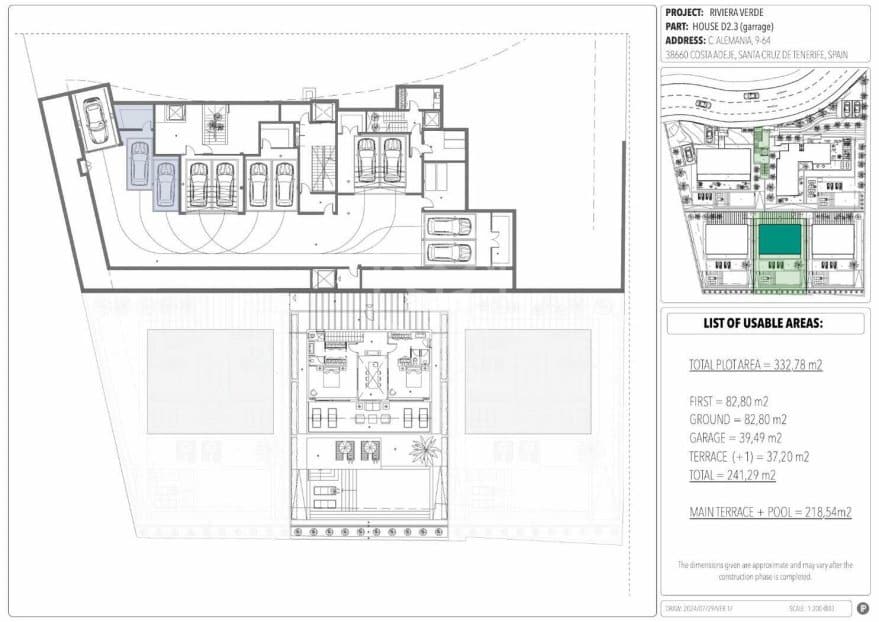 Villa in Adeje, Tenerife, Spanien 3 Schlafzimmer, 262 m2 Nr. 149897