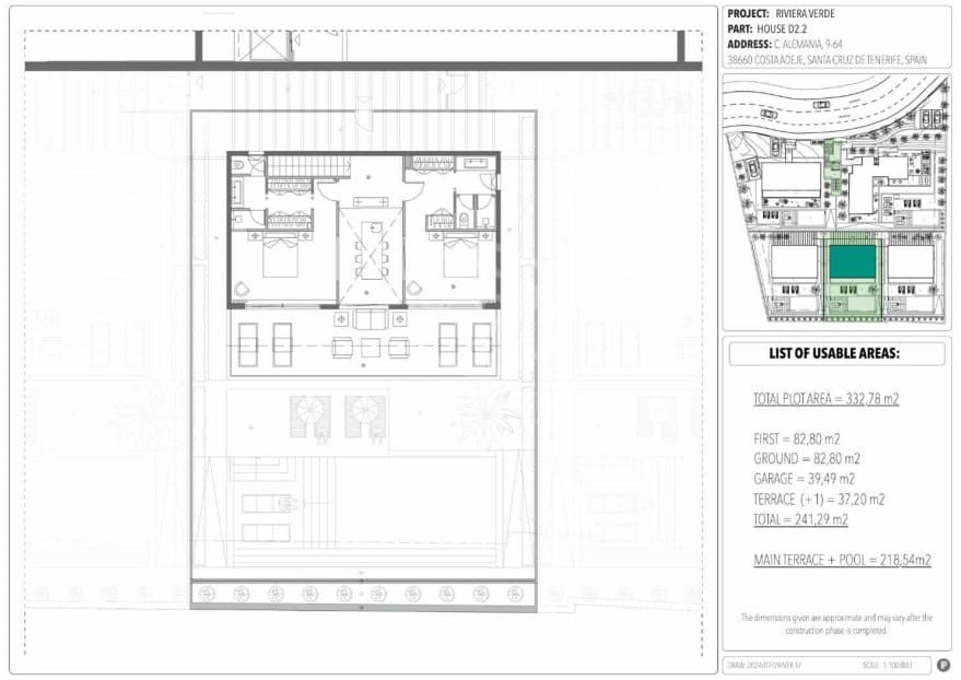 Villa in Adeje, Tenerife, Spanien 3 Schlafzimmer, 262 m2 Nr. 149897