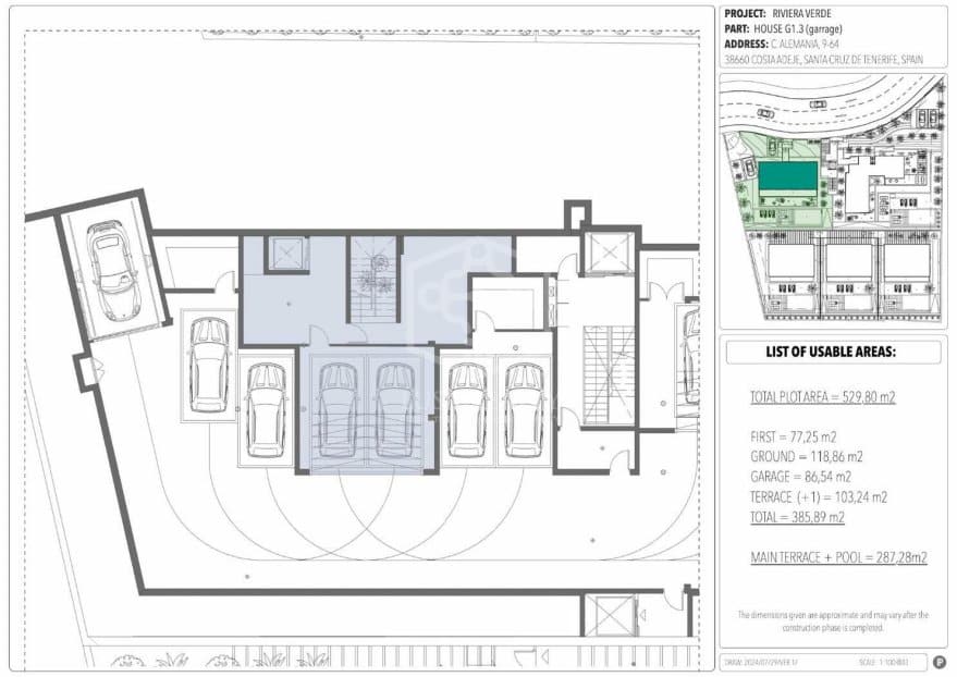 Villa in Adeje, Tenerife, Spanien 3 Schlafzimmer, 262 m2 Nr. 149897