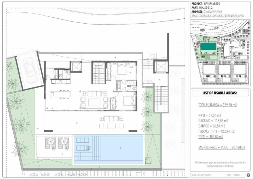 Villa in Adeje, Tenerife, Spanien 3 Schlafzimmer, 262 m2 Nr. 149897