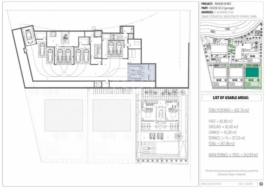 Villa in Adeje, Tenerife, Spanien 3 Schlafzimmer, 262 m2 Nr. 149897