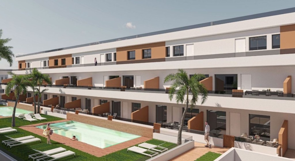 Apartment in Pilar de la Horadada, Alicante, Spain 2 bedrooms, 66 sq.m. No. 145205