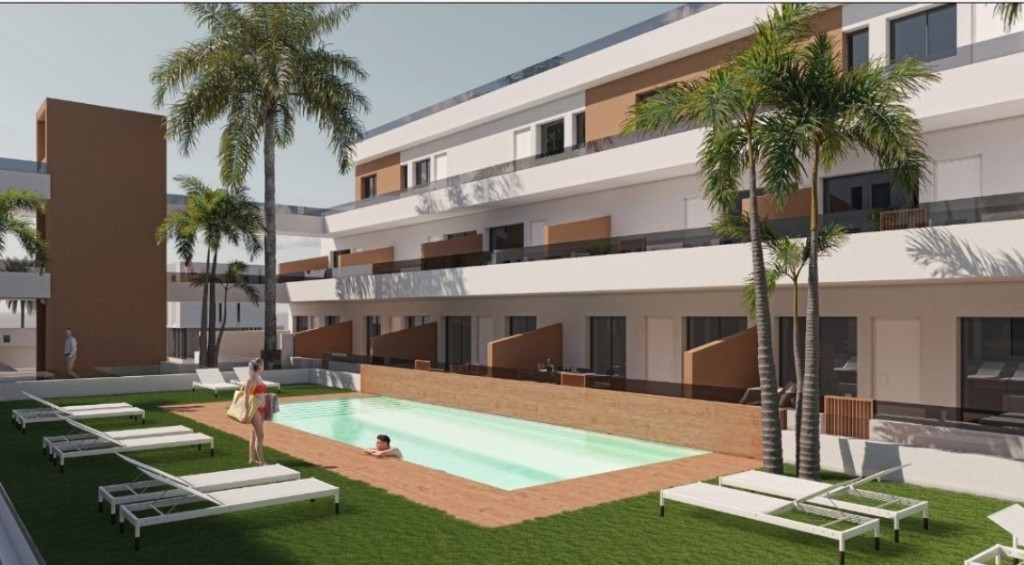 Apartment in Pilar de la Horadada, Alicante, Spain 2 bedrooms, 66 sq.m. No. 145205