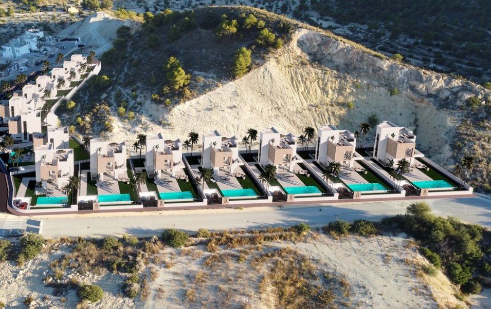 Huvila Finestrat, Alicante, Espanja 3 makuuhuonetta, 330 m2 No. 145201