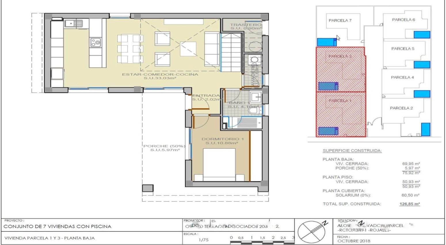 Villa in Ciudad Quesada, Alicante, Spain 126 sq.m. No. 165247