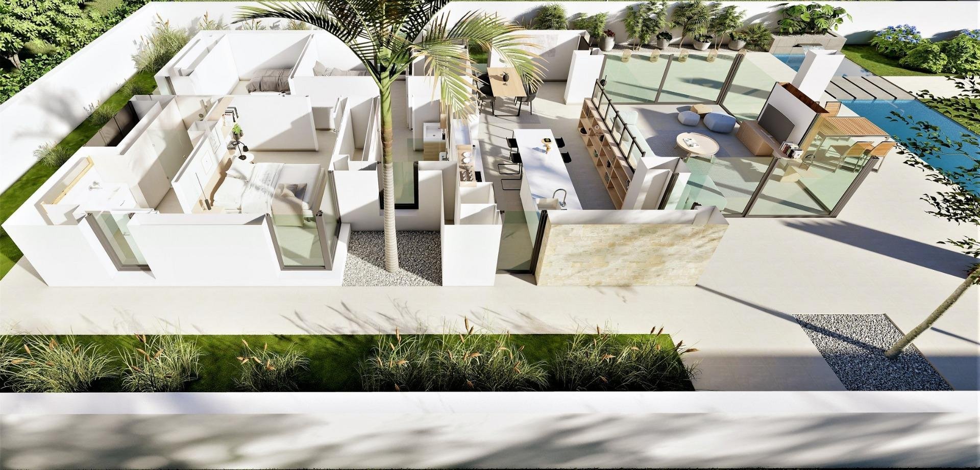 Villa en San Fulgencio, Alicante, España 3 dormitorios, 135 m2 No. 165250