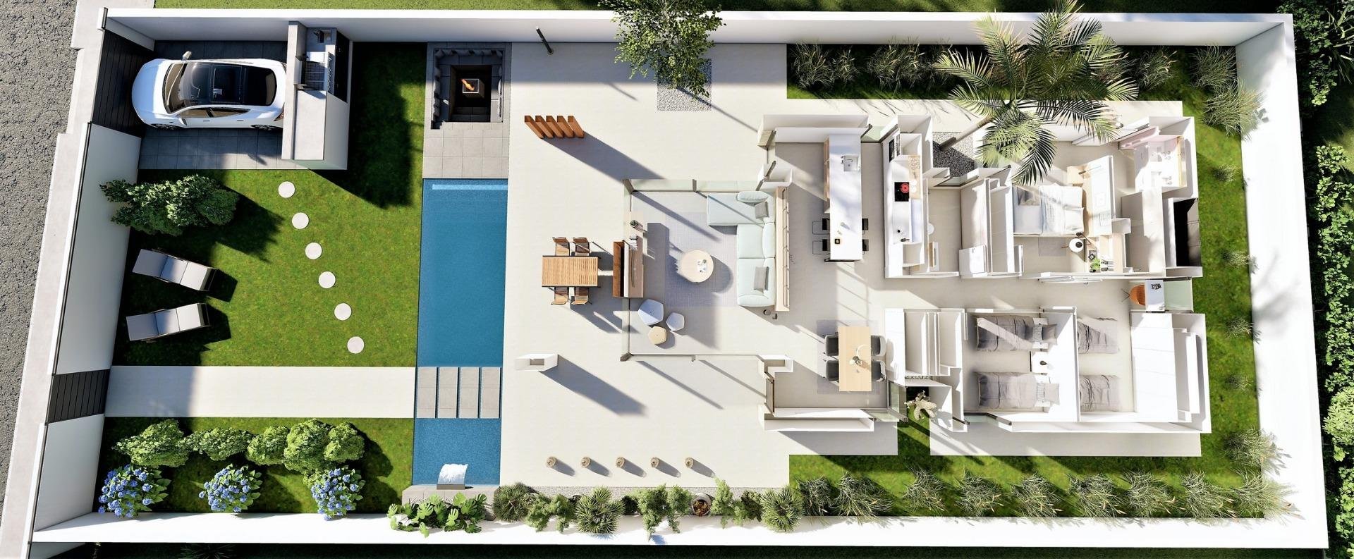 Villa en San Fulgencio, Alicante, España 3 dormitorios, 135 m2 No. 165250