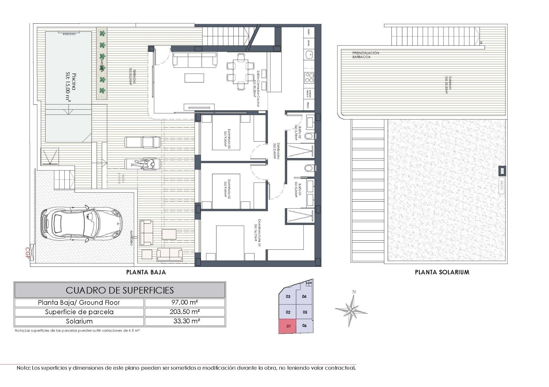 Townhouse in Dolores, Alicante, Spanien 3 Schlafzimmer, 97 m2 Nr. 170648
