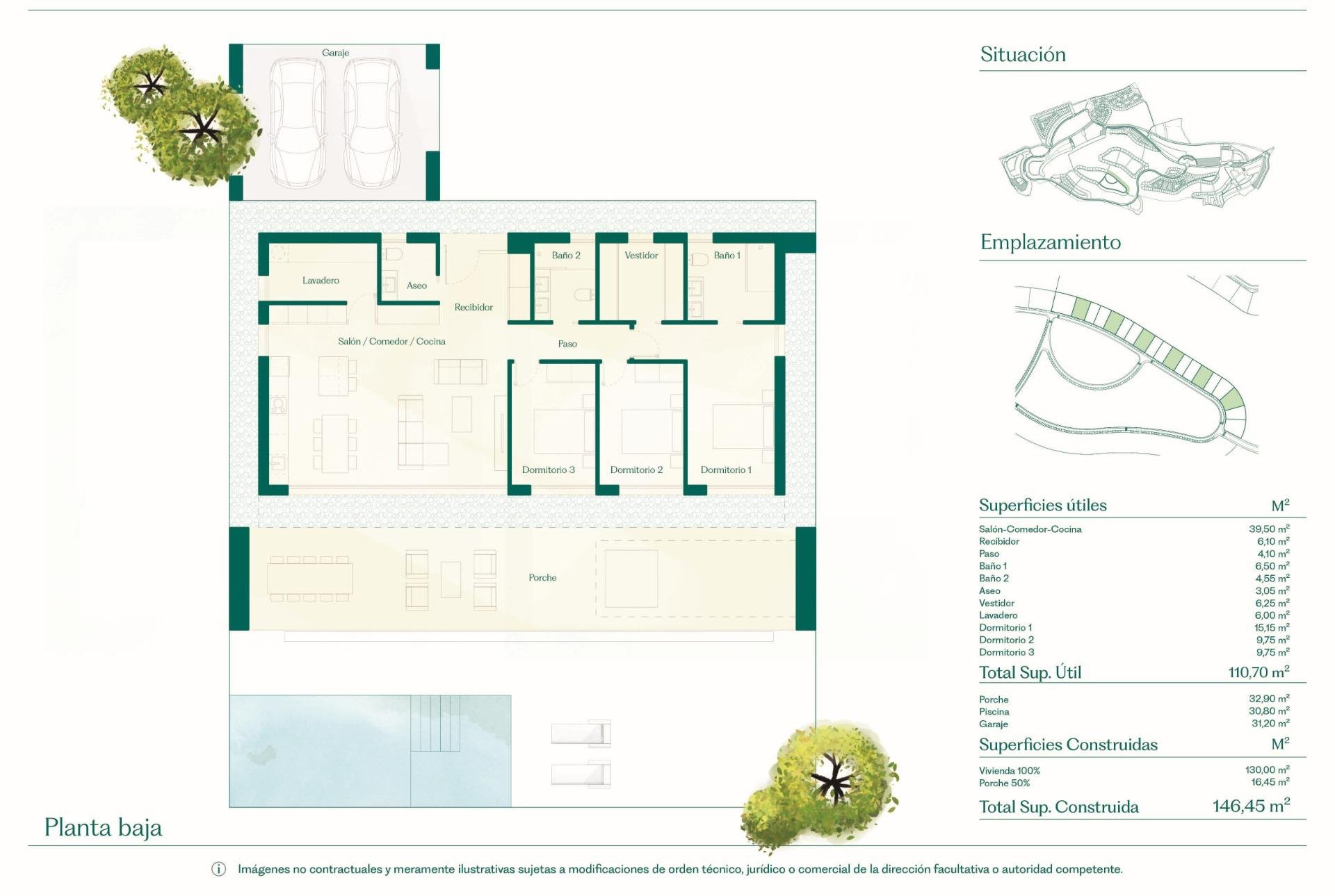 Villa in Fuente Alamo, Murcia, Spanien 3 Schlafzimmer, 146 m2 Nr. 191939