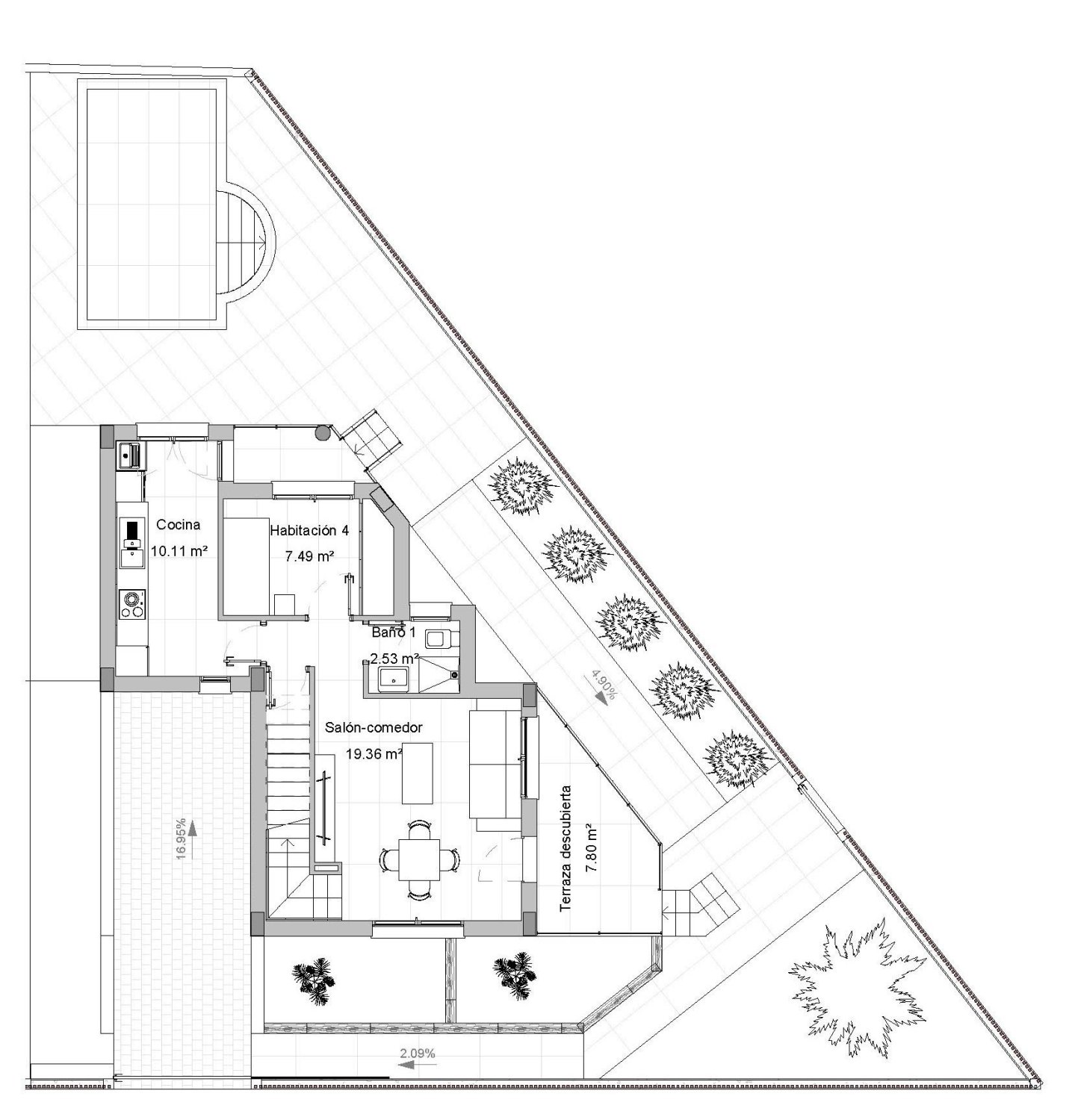 Вилла в Мурсия, Испания 4 спальни, 192м2 №142766