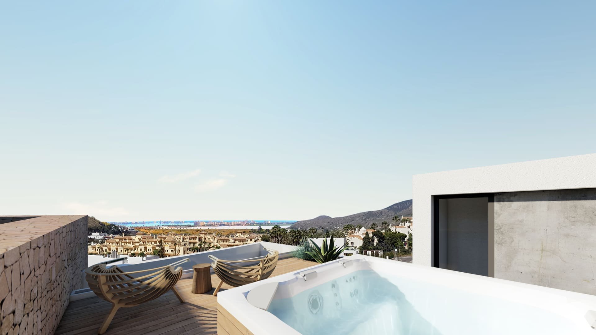 Penthouse w Cartagena, Murcia, Hiszpania 2 sypialnie,  nr 168180