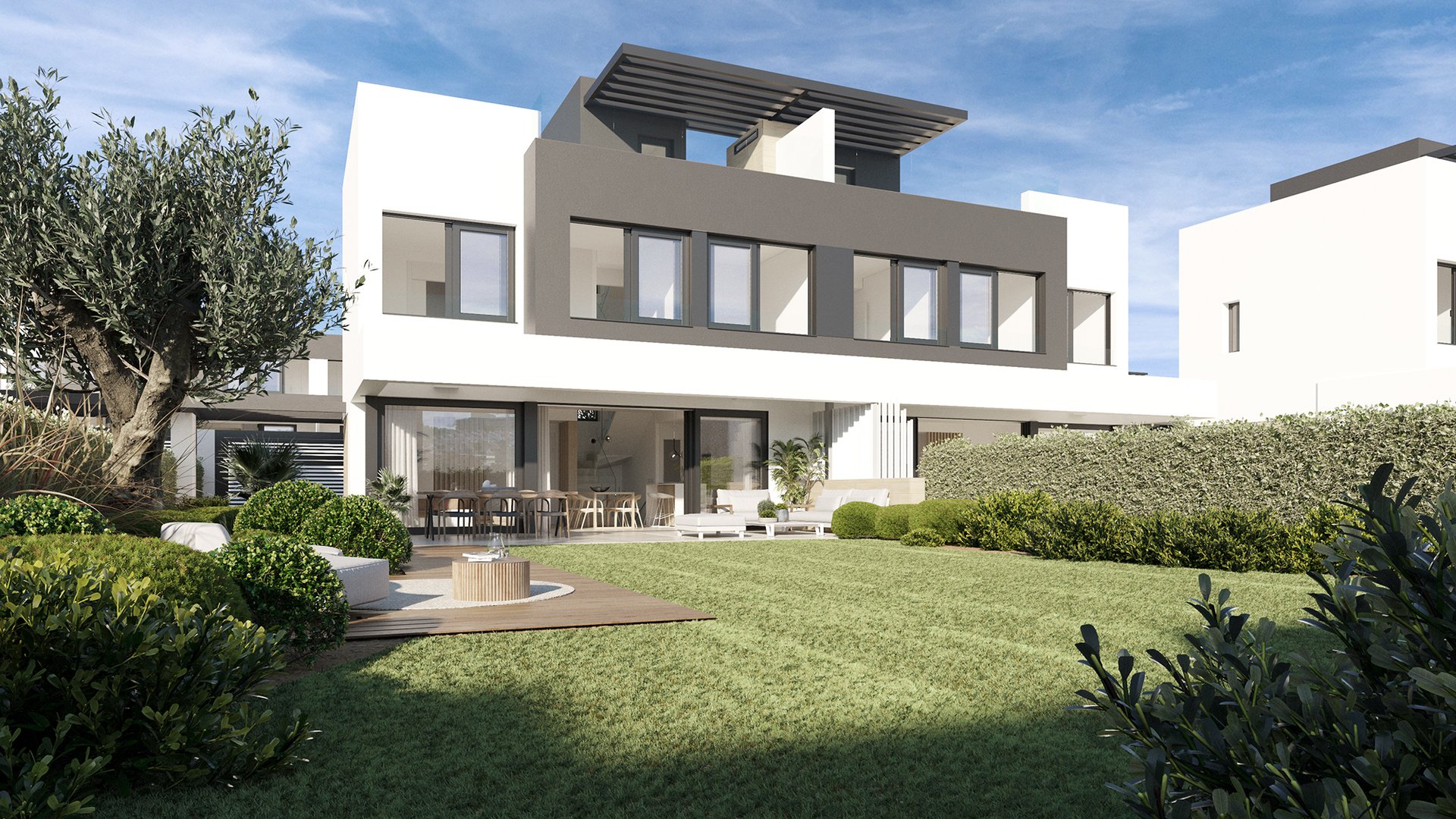 Dvīņu māja Estepona, Malaga, Spānijā 3 istabas, 206 m2 Nr. 180079
