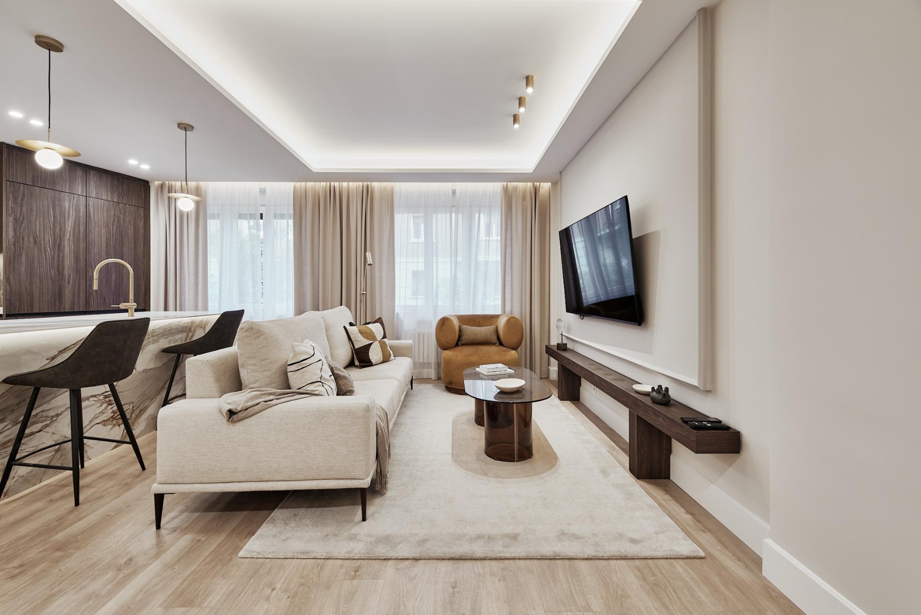 Apartment in Madrid, Spain 3 bedrooms, 134 sq.m. No. 180083