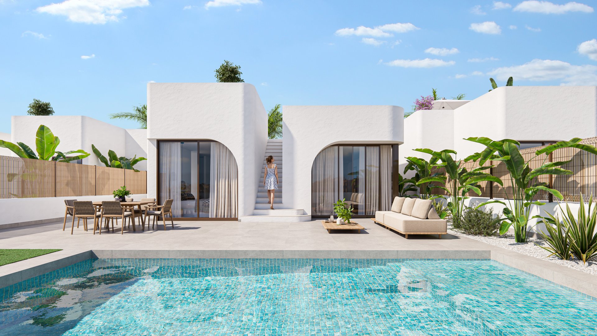 Villa a Los Alcazares, Murcia, Spagna 3 camere da letto, 215 mq. N° 180080