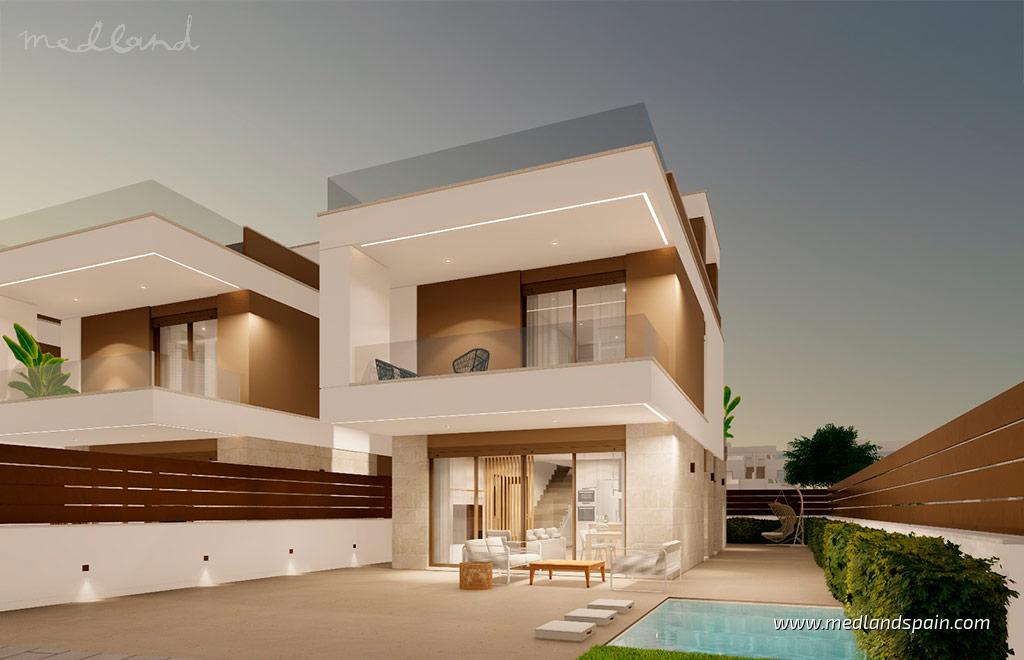 Villa a Pilar de la Horadada, Alicante, Spagna 3 camere da letto, 124 mq. N° 177475