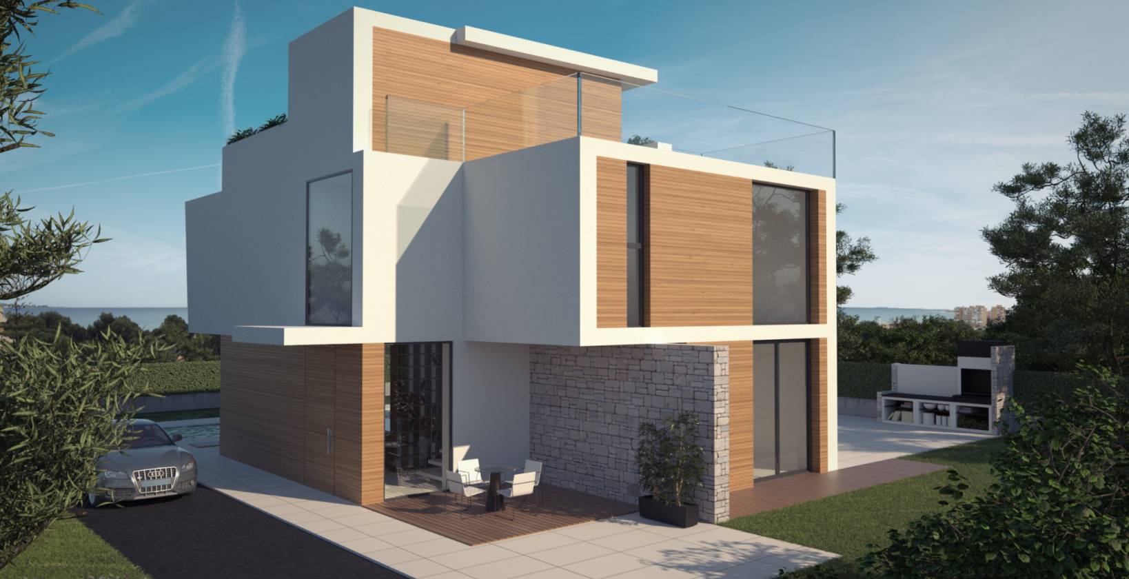 Villa i Dehesa De Campoamor, Alicante, Spanien 4 sovrum, 370 kvm. Nr. 163893