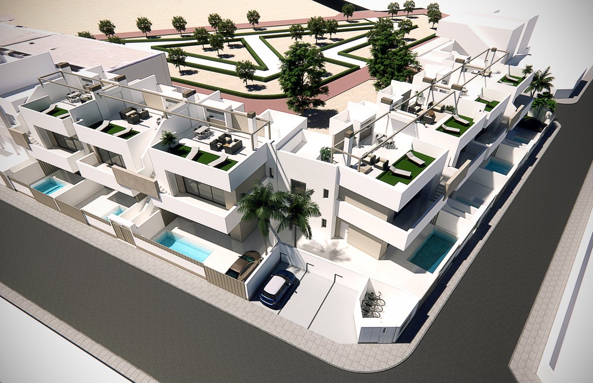 Apartment in Pilar de la Horadada, Alicante, Spain 3 bedrooms, 93 sq.m. No. 156142